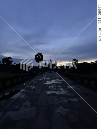 アンコール・ワット(国都寺院)の日の出前の様子 アンコール・ワット(国都寺院)の日の出前の様子 131406944