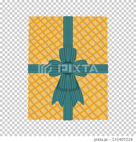 Yellow gift box illustration Yellow gift box illustration 131407229