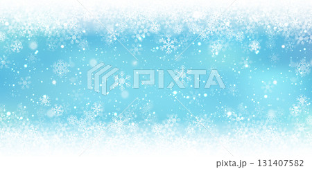雪　クリスマス　冬　光　背景 131407582