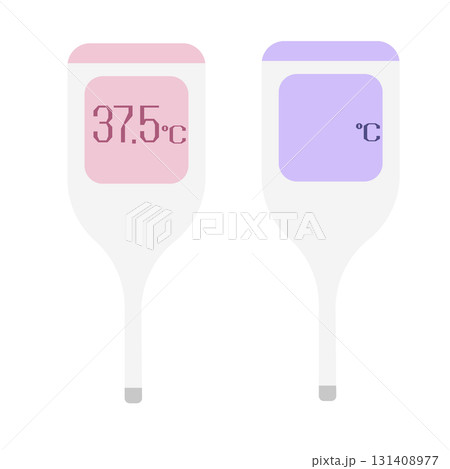 体温計の体温計のイラスト素材セット 131408977