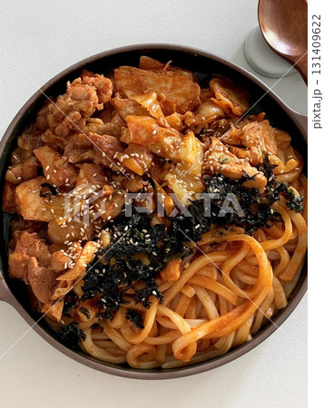 Classic spaghetti coated in rich tomato sauce, offering a simple yet delicious combination of tangy, savory flavors perfect for a comforting meal. Classic spaghetti coated in rich tomato sauce, offering a simple yet delicious combination of tangy, savory flavors perfect for a comforting meal. 131409622