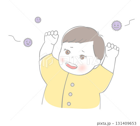 赤ちゃんとウイルス 131409653