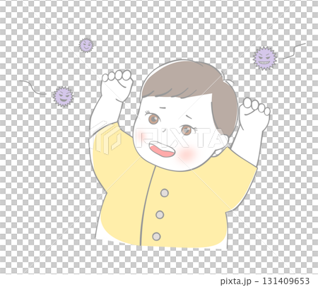 赤ちゃんとウイルス 131409653