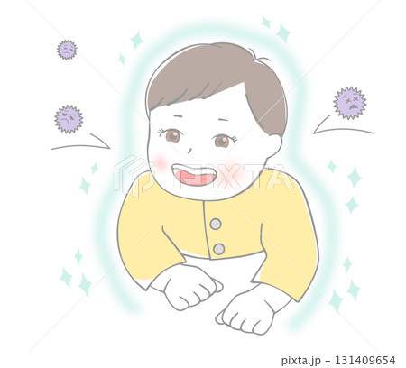 赤ちゃんとウイルス 131409654