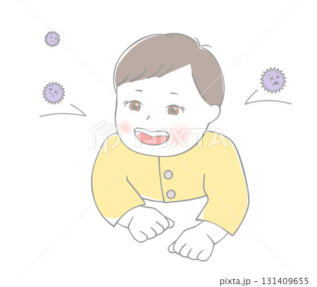 赤ちゃんとウイルス 131409655