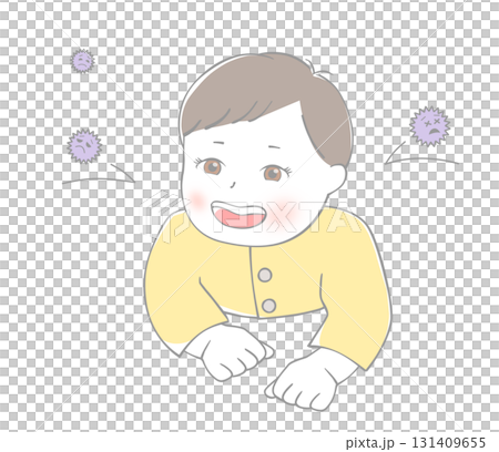 赤ちゃんとウイルス 131409655