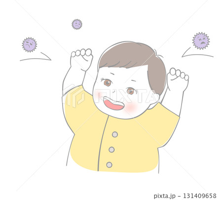 赤ちゃんとウイルス 131409658