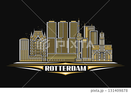 Vector illustration of Rotterdam 131409878
