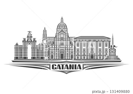Vector illustration of Catania Vector illustration of Catania 131409880