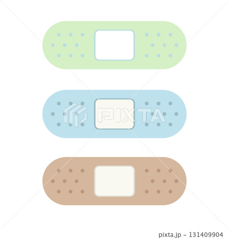 絆創膏のイラスト素材 131409904