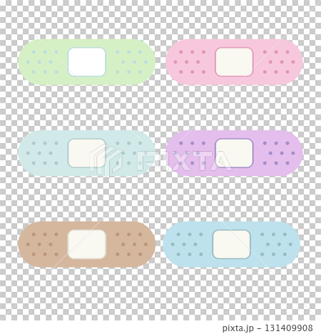 Illustration material of adhesive plaster 131409908