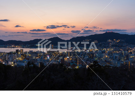 世界新三大夜景　長崎夜景　風頭公園展望台からの眺望 131410579