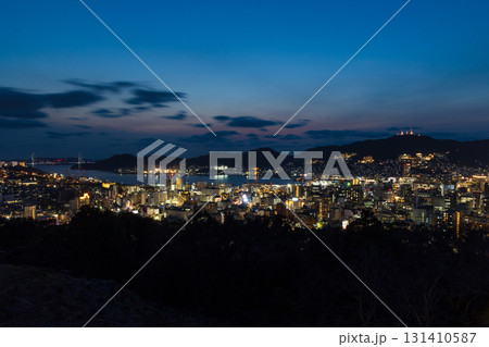 世界新三大夜景 長崎夜景 風頭公園展望台からの眺望 世界新三大夜景 長崎夜景 風頭公園展望台からの眺望 131410587