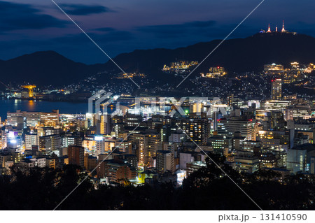 世界新三大夜景 長崎夜景 風頭公園展望台からの眺望 世界新三大夜景 長崎夜景 風頭公園展望台からの眺望 131410590