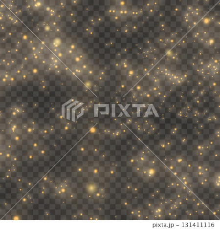 Golden Glitter Sparkle Dust Particles Overlay. Shiny Abstract Background. Vector Golden Glitter Sparkle Dust Particles Overlay. Shiny Abstract Background. Vector 131411116