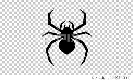 可怕的蜘蛛剪影 131411552