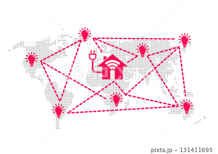 Smart home electricity wireless internet network control connection with iot connectivity technology Smart home electricity wireless internet network control connection with iot connectivity technology 131411693