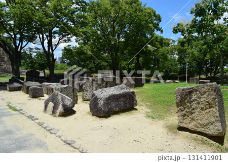 大阪城　刻印石広場　大阪市 131411901