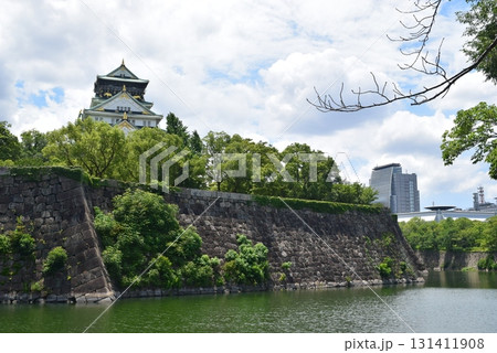 大阪城　天守閣　内堀 131411908