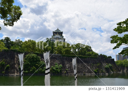 大阪城　内堀　五三桐紋 131411909