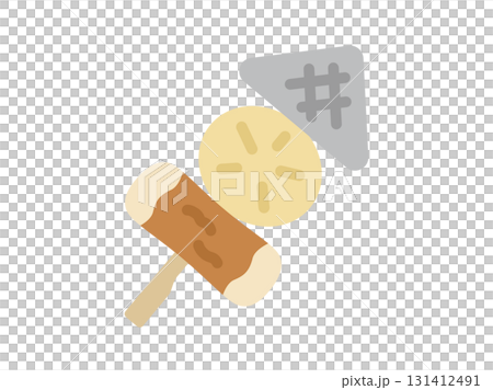 おでん串のアイコンのイラスト 131412491