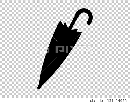 傘のアイコン　モノトーン 131414953