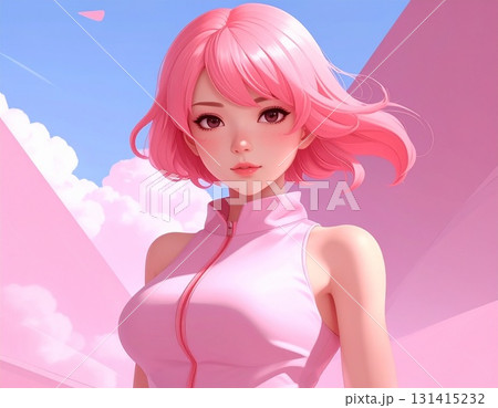 美しい女性のイラスト 131415232