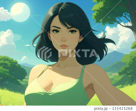 美しい女性のイラスト 美しい女性のイラスト 131415268