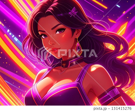 美しい女性のイラスト 131415276