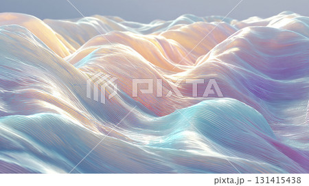 サテン生地の優雅なドレープと光沢の抽象背景 131415438