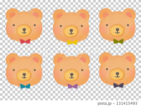 可愛的熊角色集 131415493