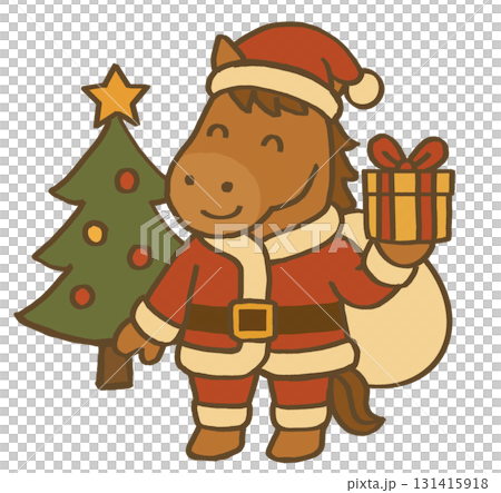 作者：馬和聖誕生樹，馬年 131415918