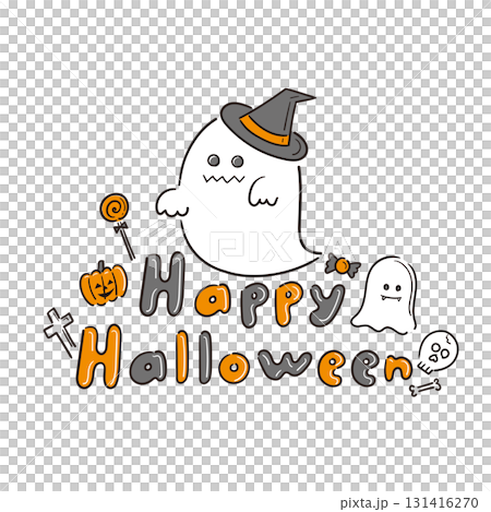 Hand-drawn Alphabet Series (Happy Halloween/Illustrations) 131416270
