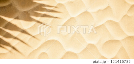 Sand dune texture background with palm leaf shadow, beautiful minimal summer concept for amazing tropical vacation or exotic travel Sand dune texture background with palm leaf shadow, beautiful minimal summer concept for amazing tropical vacation or exotic travel 131416783