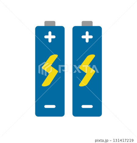 乾電池のイラスト素材 乾電池のイラスト素材 131417219