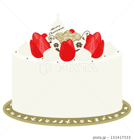 クリスマスケーキのイラスト クリスマスケーキのイラスト 131417333