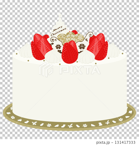 クリスマスケーキのイラスト クリスマスケーキのイラスト 131417333
