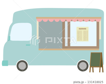 キッチンカーのイラスト 131418025