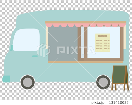 キッチンカーのイラスト 131418025