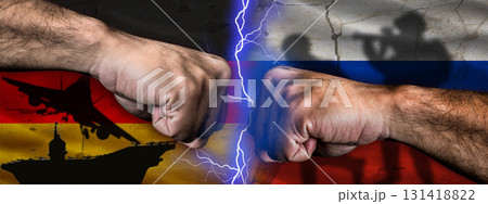 Germany vs Russia political tension, Germany and Russia conflict 131418822