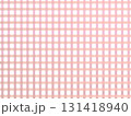 ピンクのチェック柄 131418940