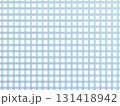 青色のチェック柄 131418942