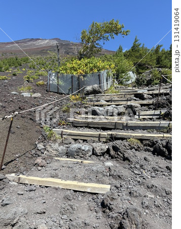 富士山富士宮ルート_五合目_富士山登山道入り口 131419064