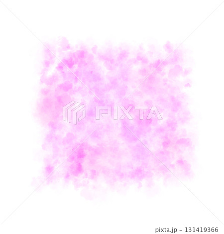 Square dark pink smoke layer on transparent background, abstract fog cloud texture for overlays and atmospheric effects 131419366