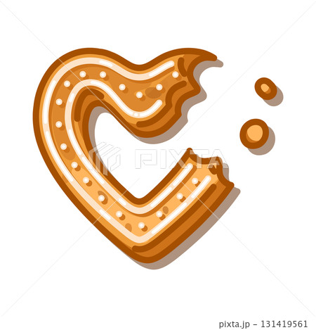 Gingerbread Heart Cookie 131419561