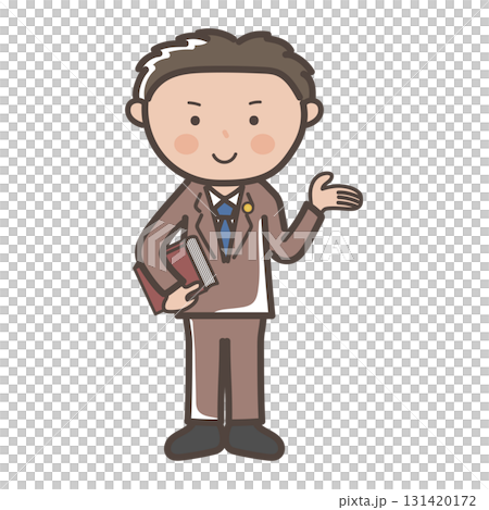 男律師解釋的全身插畫 男律師解釋的全身插畫 131420172