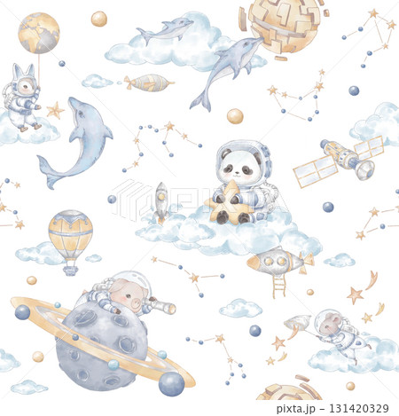 Assorted Handpainted Watercolor Floral And Animal Patterned Decorative Paper Collection 131420329