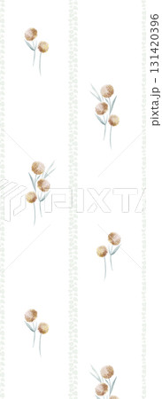 Assorted Handpainted Watercolor Floral And Animal Patterned Decorative Paper Collection 131420396