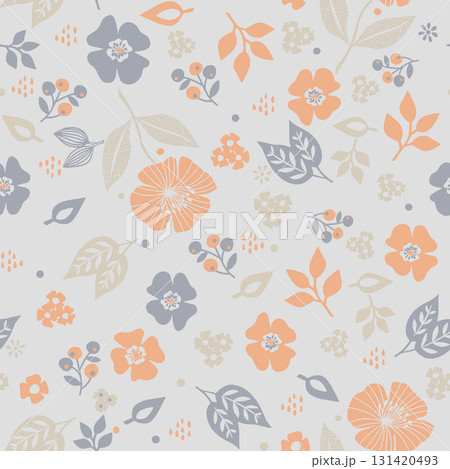 Assorted Handpainted Watercolor Floral And Animal Patterned Decorative Paper Collection 131420493