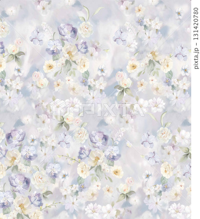 Assorted Handpainted Watercolor Floral And Nature Patterned Decorative Paper Collection 131420780